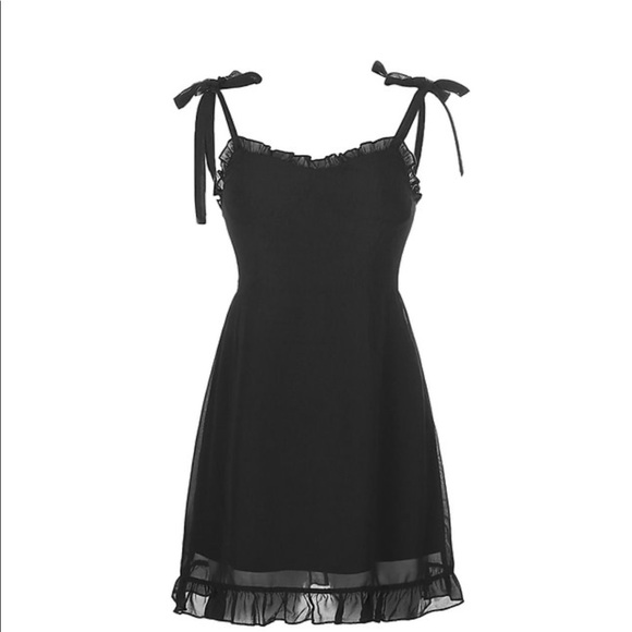 Black Vintage Dress - Picture 4 of 8